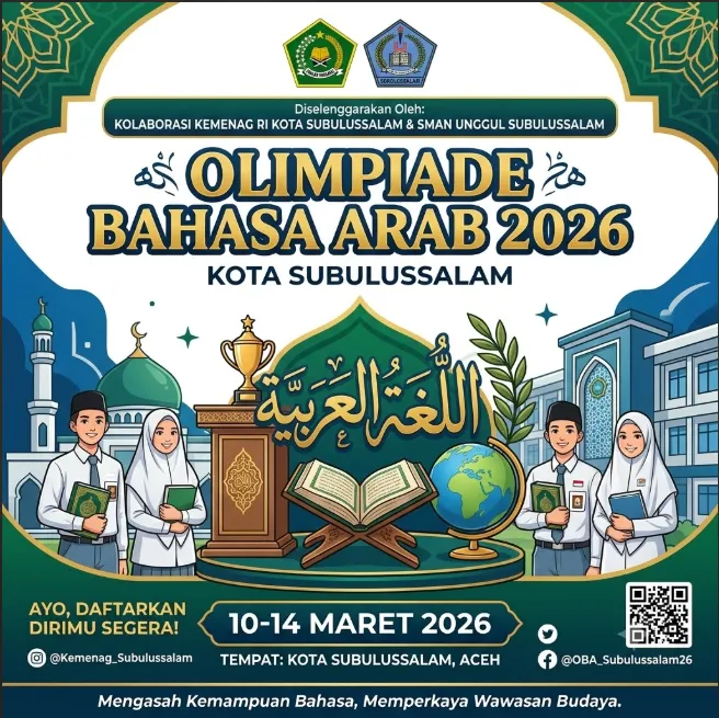 SMAN Unggul Subulussalam Borong Juara Olimpiade Bahasa Arab Tingkat Kota, Dua Siswa Melaju ke Provinsi